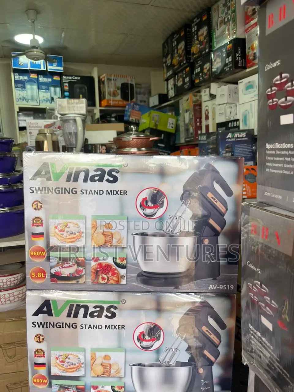 Avinas Cake Stand Mixer 5.8l