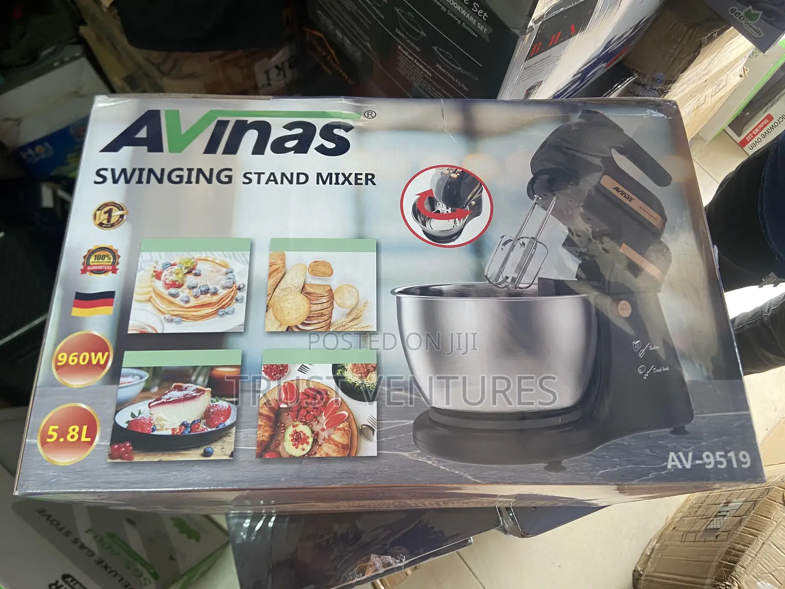 Avinas Cake Stand Mixer 5.8l