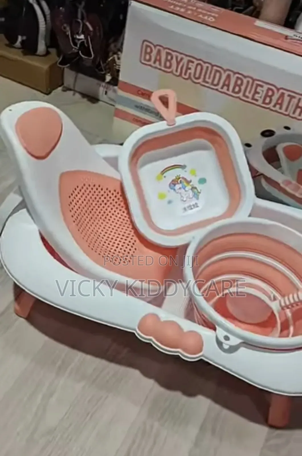Huan 6 PCS Baby Foldable Bath Set