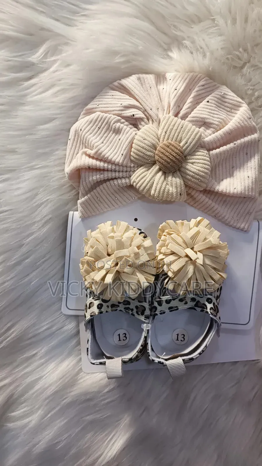 Baby Shoe for Girls With Scarf