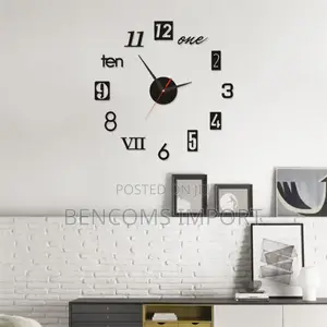 3d Wall Clock – Stylish, Elegant Functional!