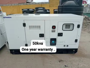 White Perkins 50watt Diesel Engine Generator 50kva