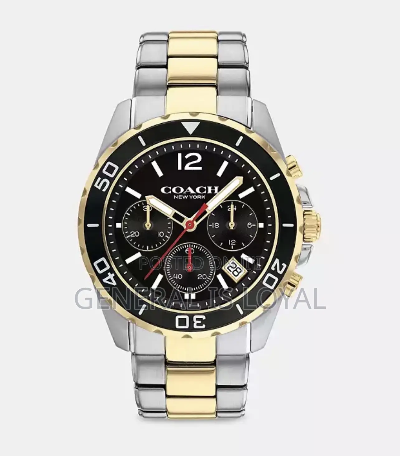 Coach Kent Two-Toned Chronograph