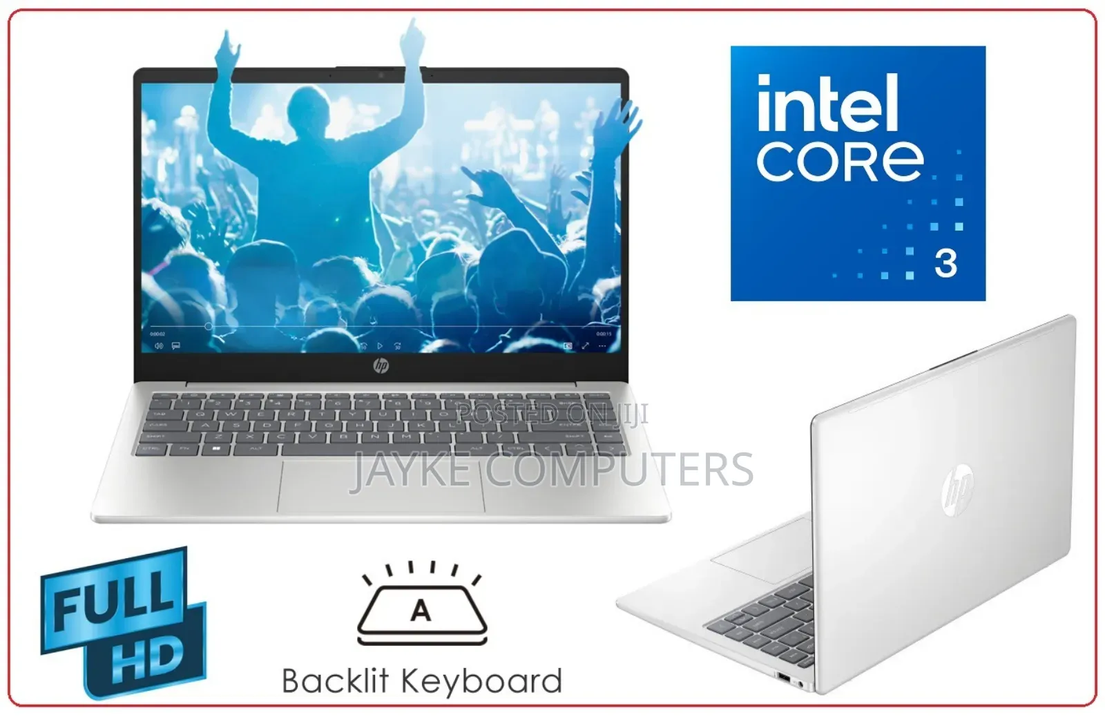 New Laptop HP 14S 12GB Intel Core i3 SSD 512GB