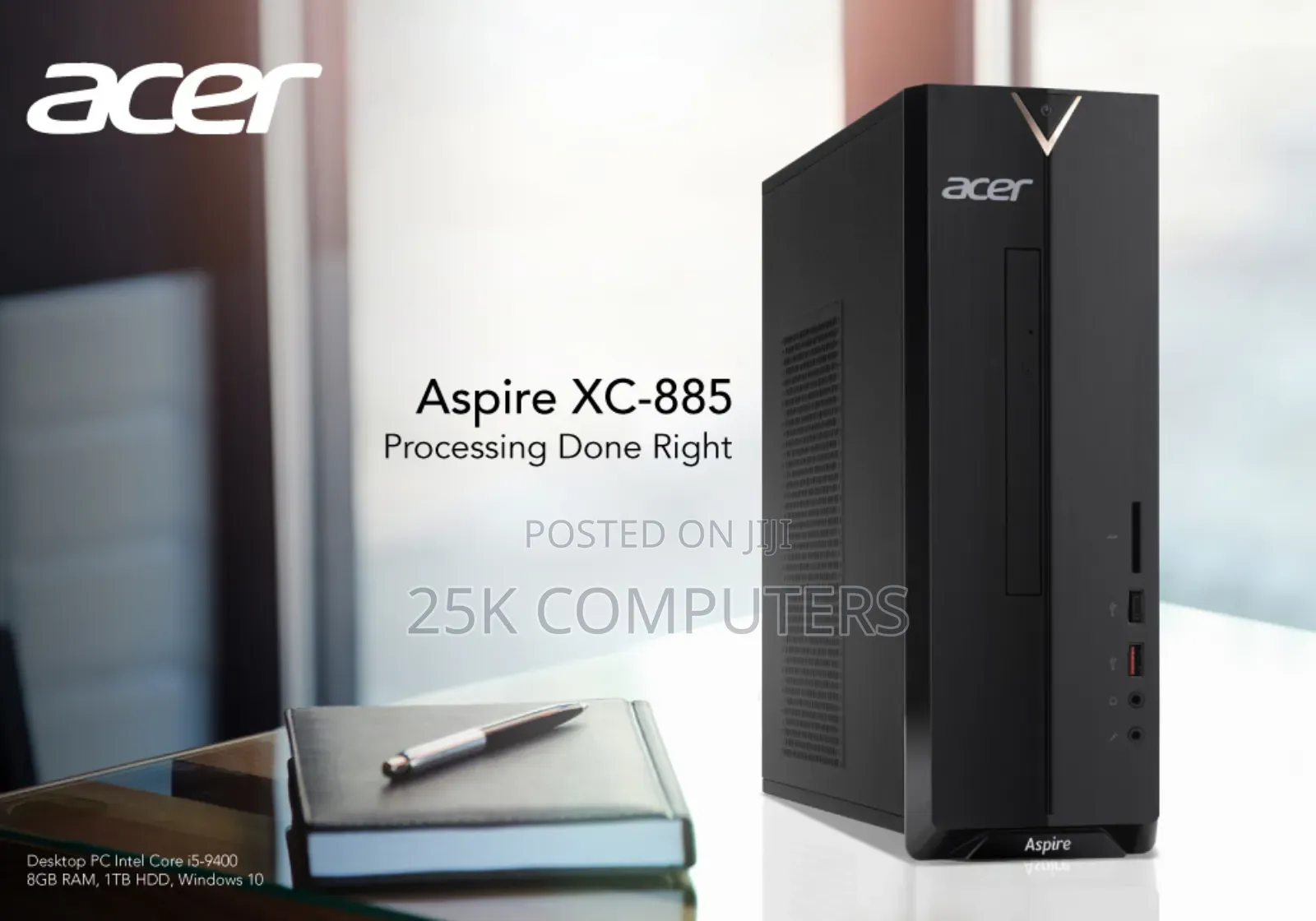 Desktop Computer Acer Aspire XC 8GB Intel Core i5 SSD 256GB