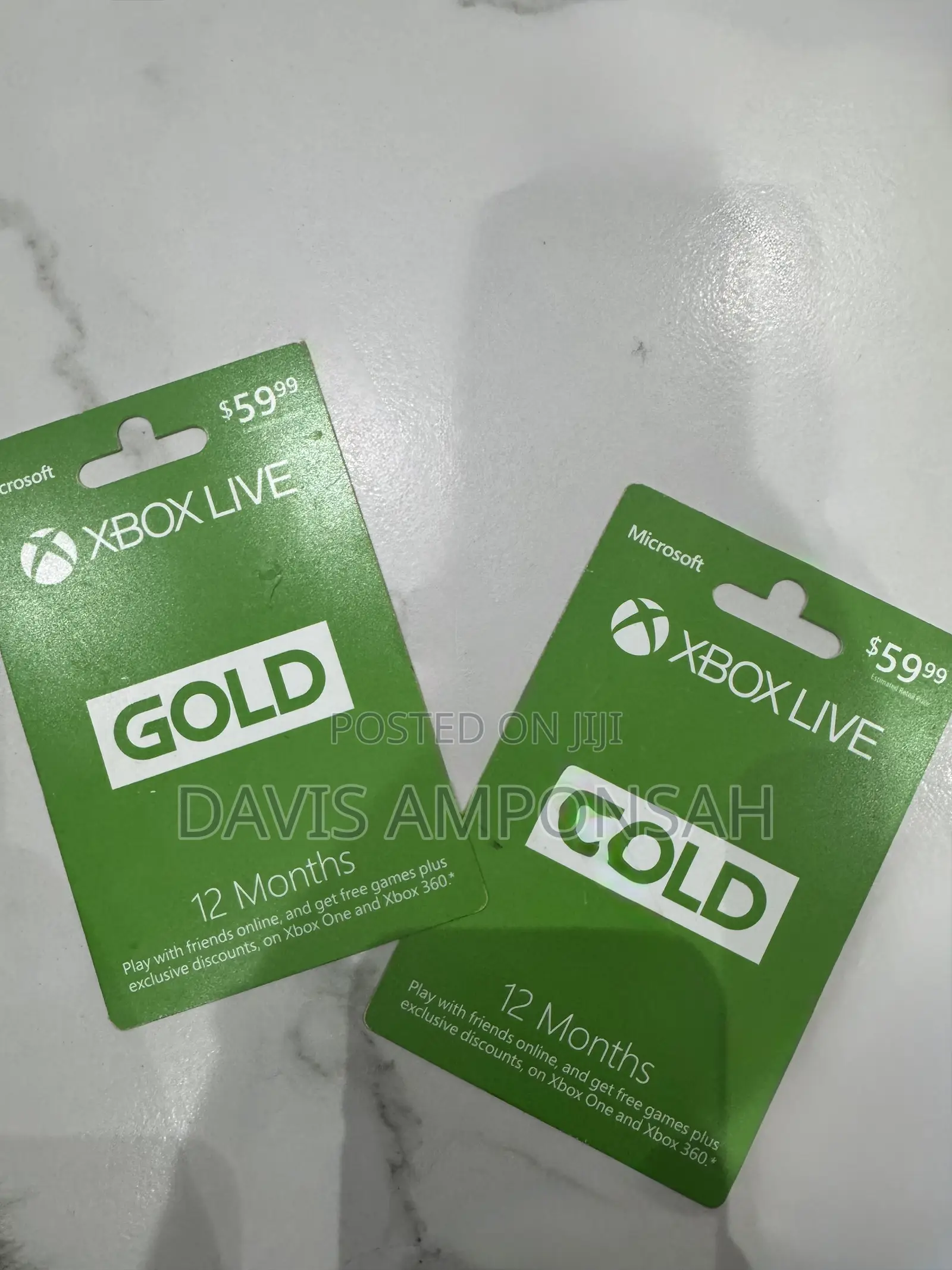 Xbox Live Gold Subscription Card – 12 Months