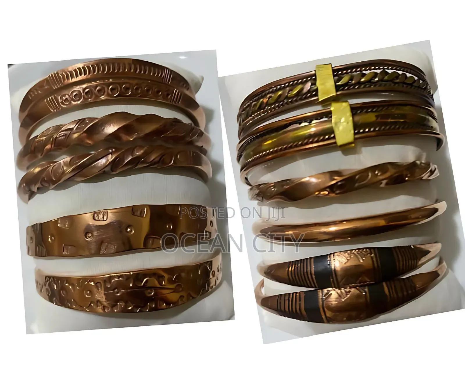 African Copper And Brass Bracelets