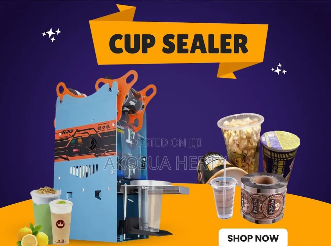 Cup Sealer Machine