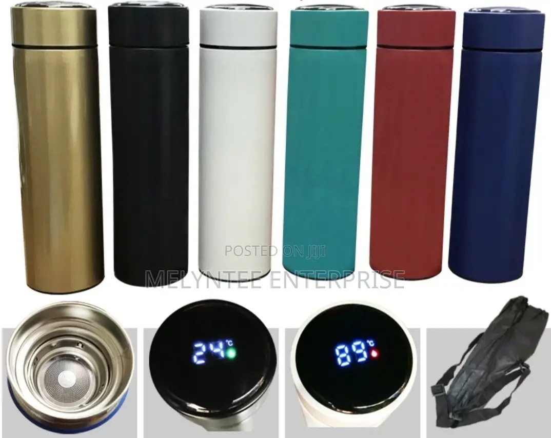 Temperature Flask With Led Light 500ml Bulk Sales