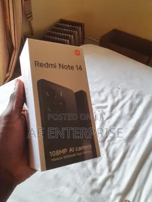 New Xiaomi Redmi Note 14 4G 256 GB Black