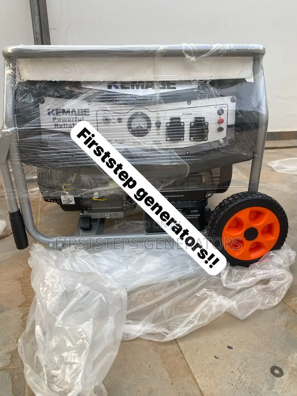Wheels Copper Generators 10kva Kemage Generator E Start