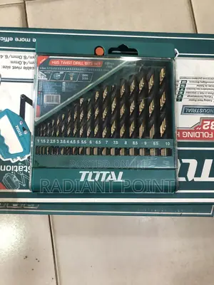 HSS Twist Drill Bits Set (19pcs) Total