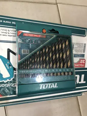 Total HSS Twist Drill Bits Set (19pcs)