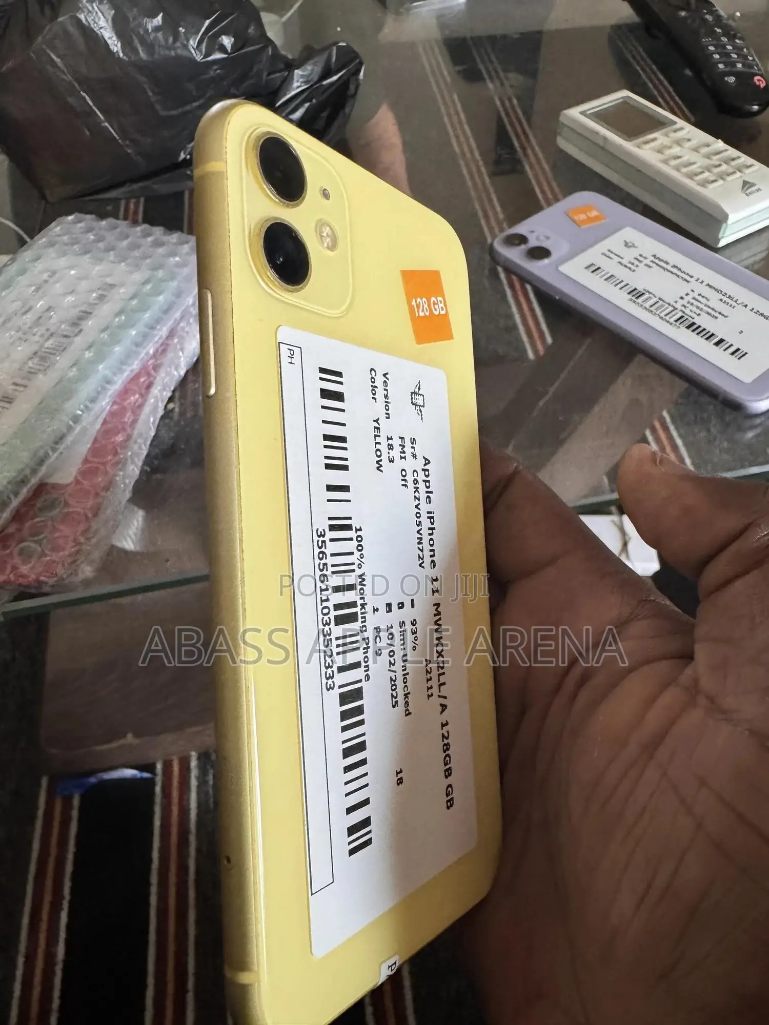 Apple iPhone 11 128 GB Yellow