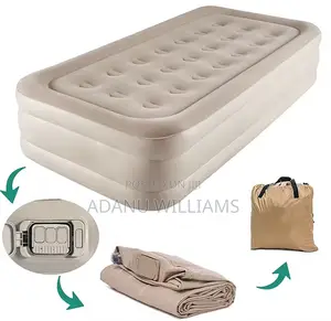 Bestrip Air Mattress Twin Size Bed With Built in Pump