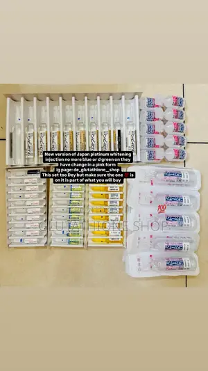 New Japanese Platinum Full Set Iv Whitening Injection