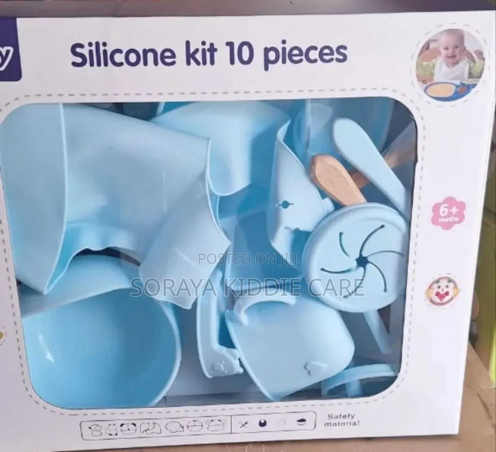 Baby Feeding Silicone Kit 10 Pieces