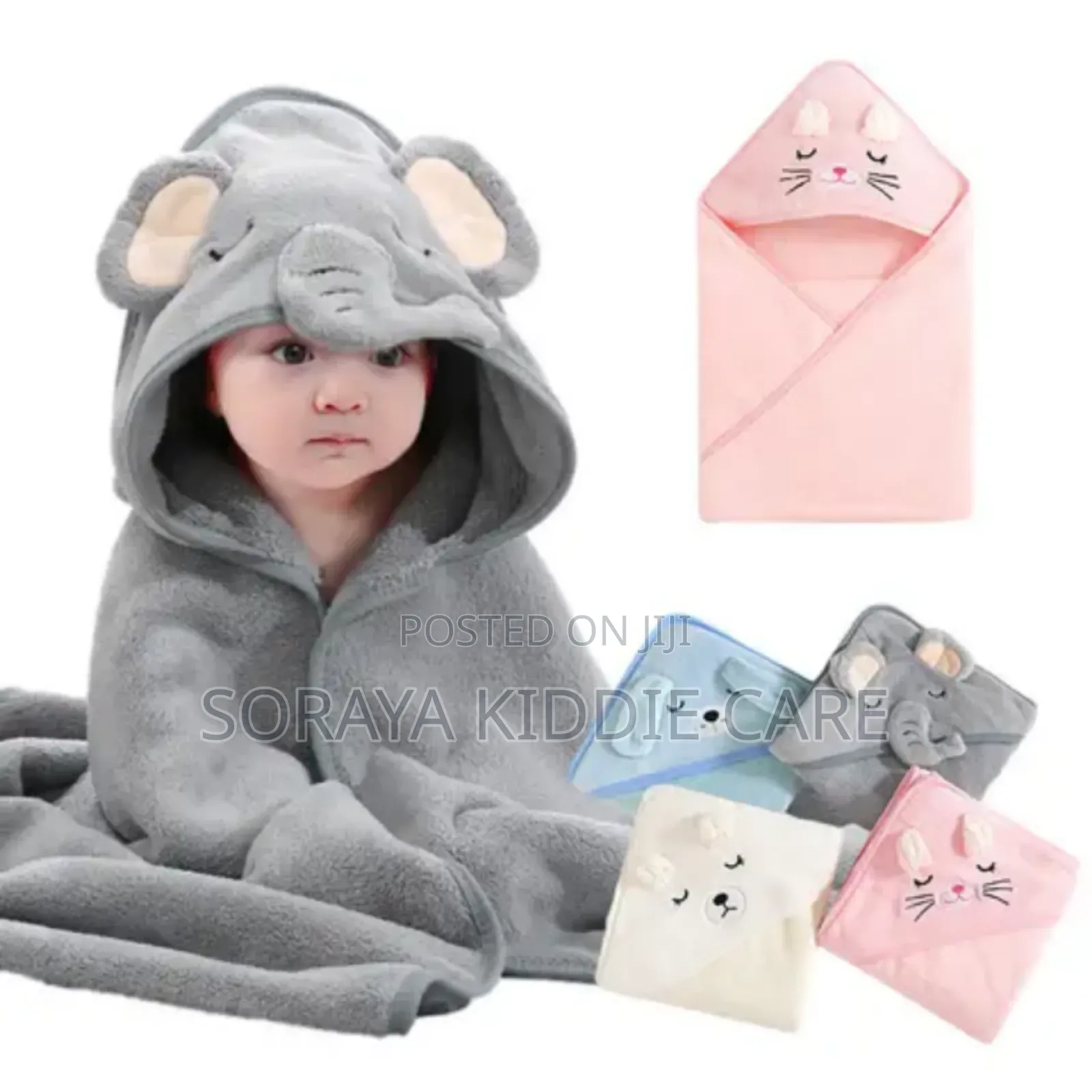 Baby Fluffy Hooded Blanket
