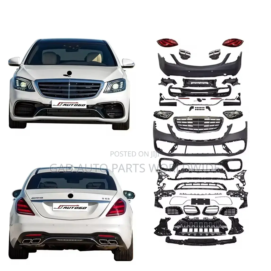 Mercedes Benz W222 S Class 2014-2019 Upgrade to S63 Amg