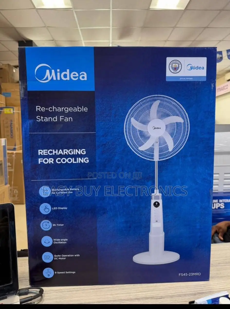 Reliable Cooling Companion Rechargeable Fan