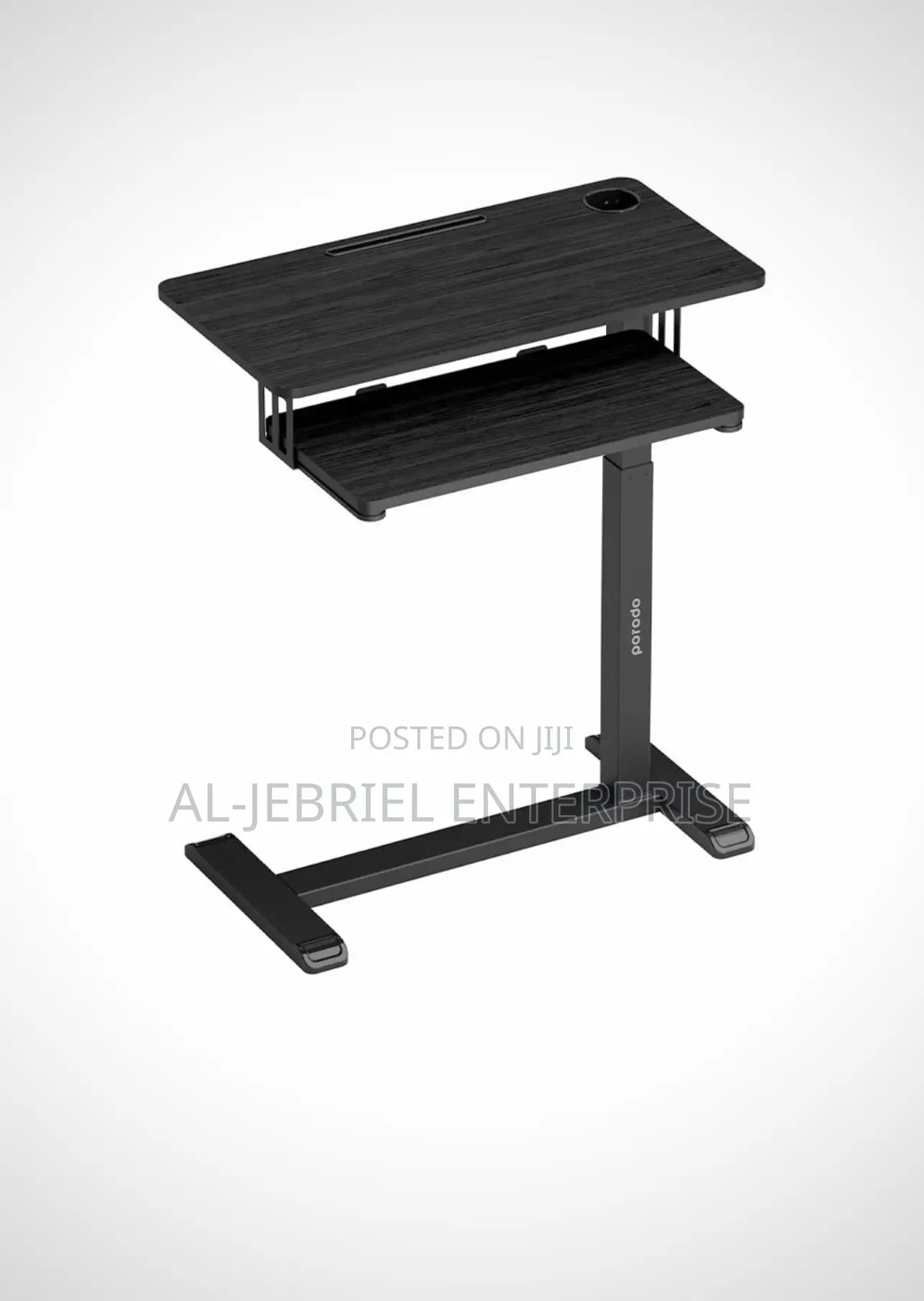 Porodo Adjustable Computer Desk With Keyboard Tray