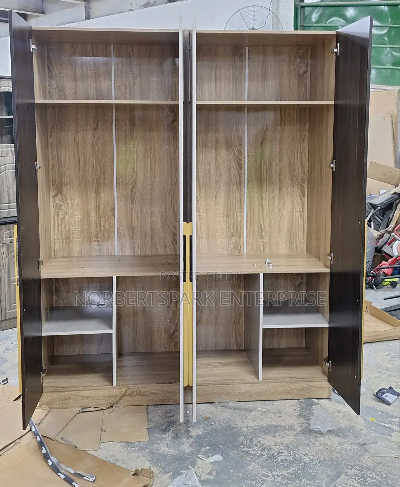 Quality Four Doors Wardrobe (Imported)