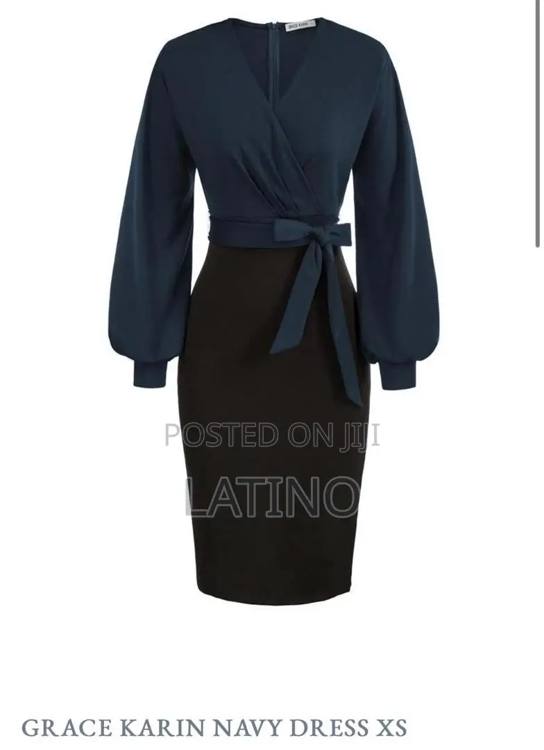Ladies Office Dress Wear( Grace Karin Navy Dress)