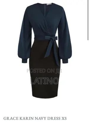 Ladies Office Dress Wear( Grace Karin Navy Dress)