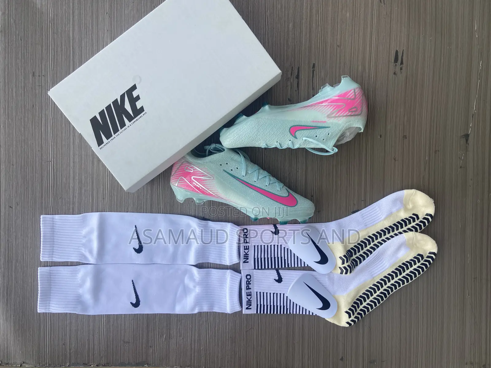 Original Football Boot , Grip Socks, Cut Hose And Guard