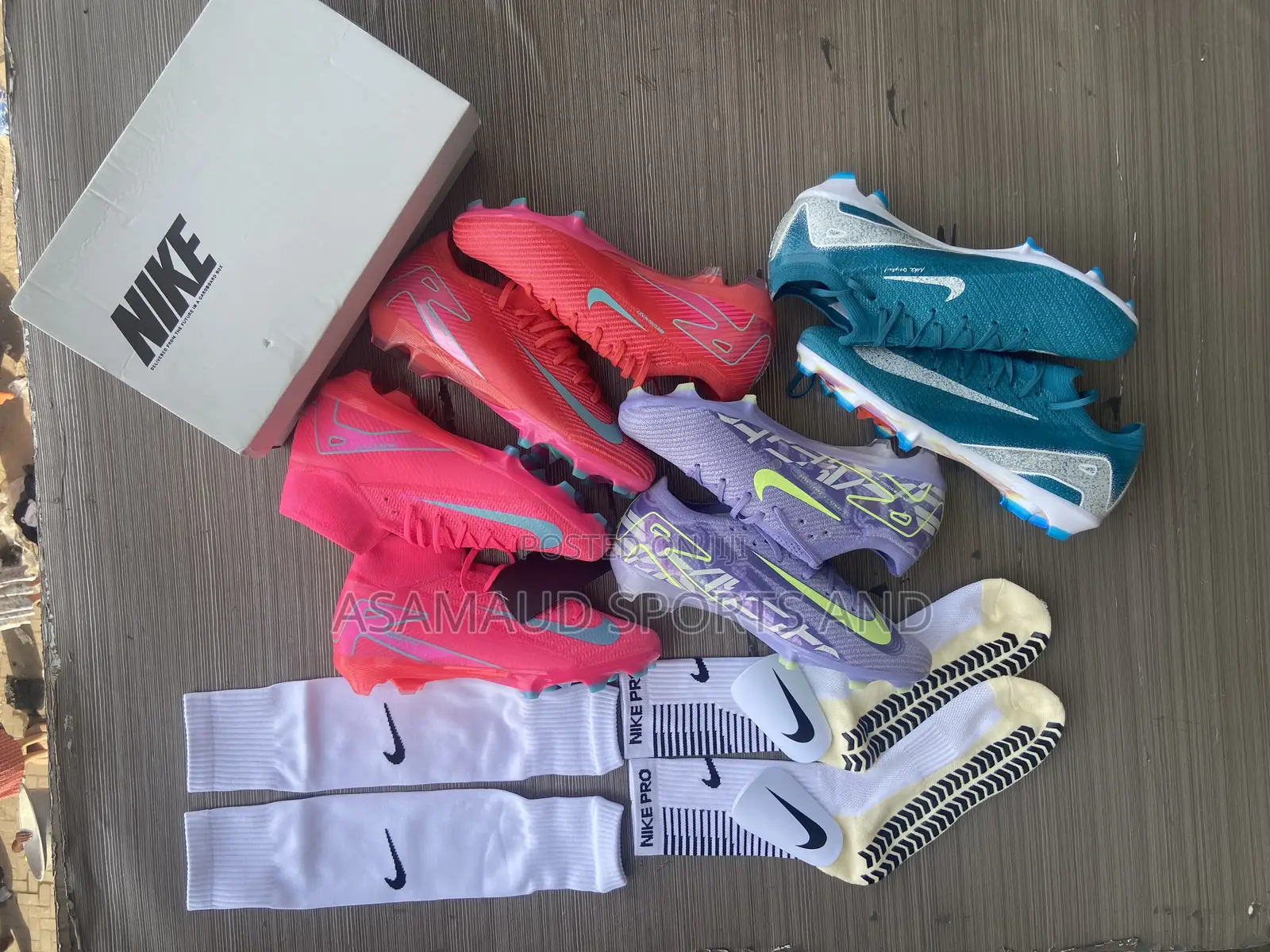 Original Football Boot , Grip Socks, Cut Hose And Guard