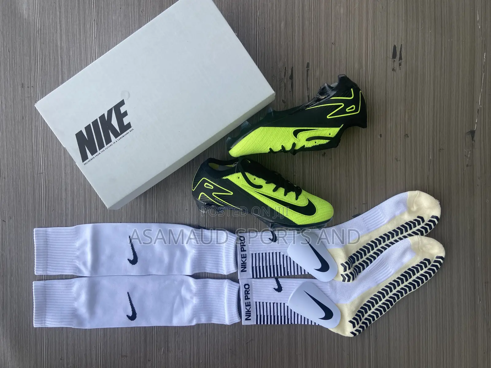 Original Football Boot , Grip Socks, Cut Hose And Guard