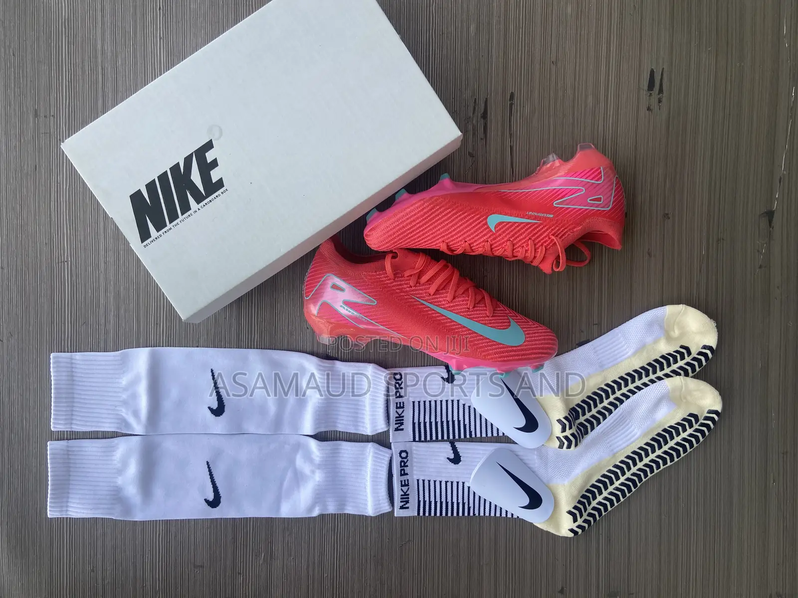 Original Football Boot , Grip Socks, Cut Hose And Guard