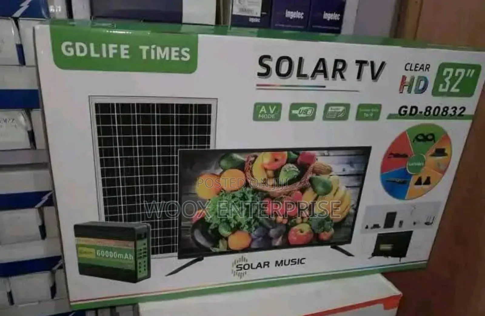Solar Tv / Solar Television (32 Inch)