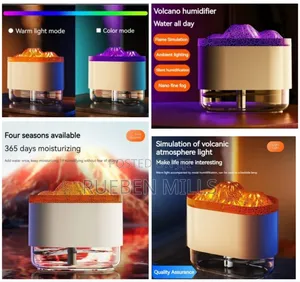Artificial Volcano Atmosphere Light Diffuser Humidifier