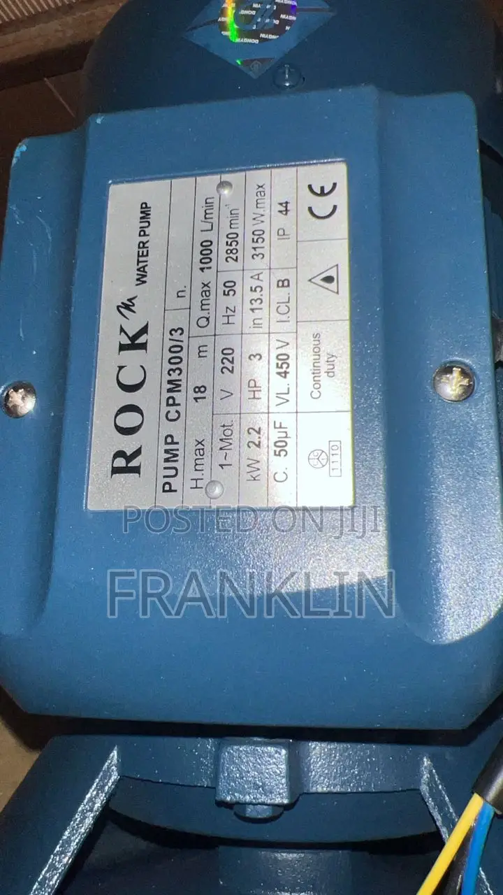 Rock Surface Water Pump