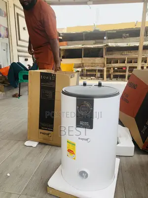 Photo - White Midea 50 LTRS Horizontal Electric Water Heater
