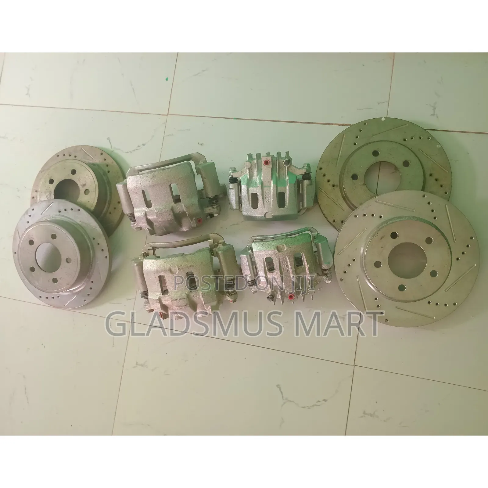 Ford Brake Calipers,Rotors and Ceramic Pads 4 Tire Set