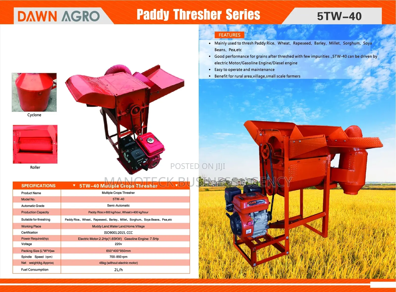Rice Thresher Machine