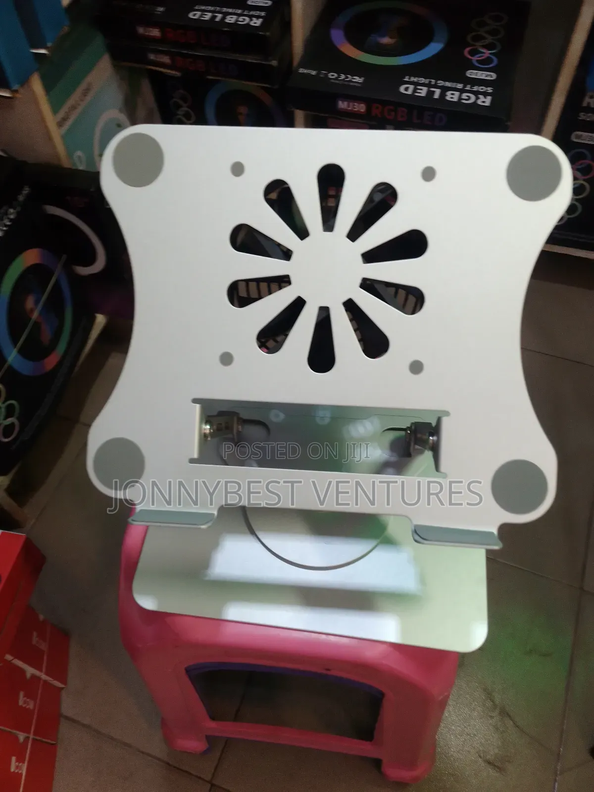 V6.1 Rotatable 360 Laptop Stand With Fan