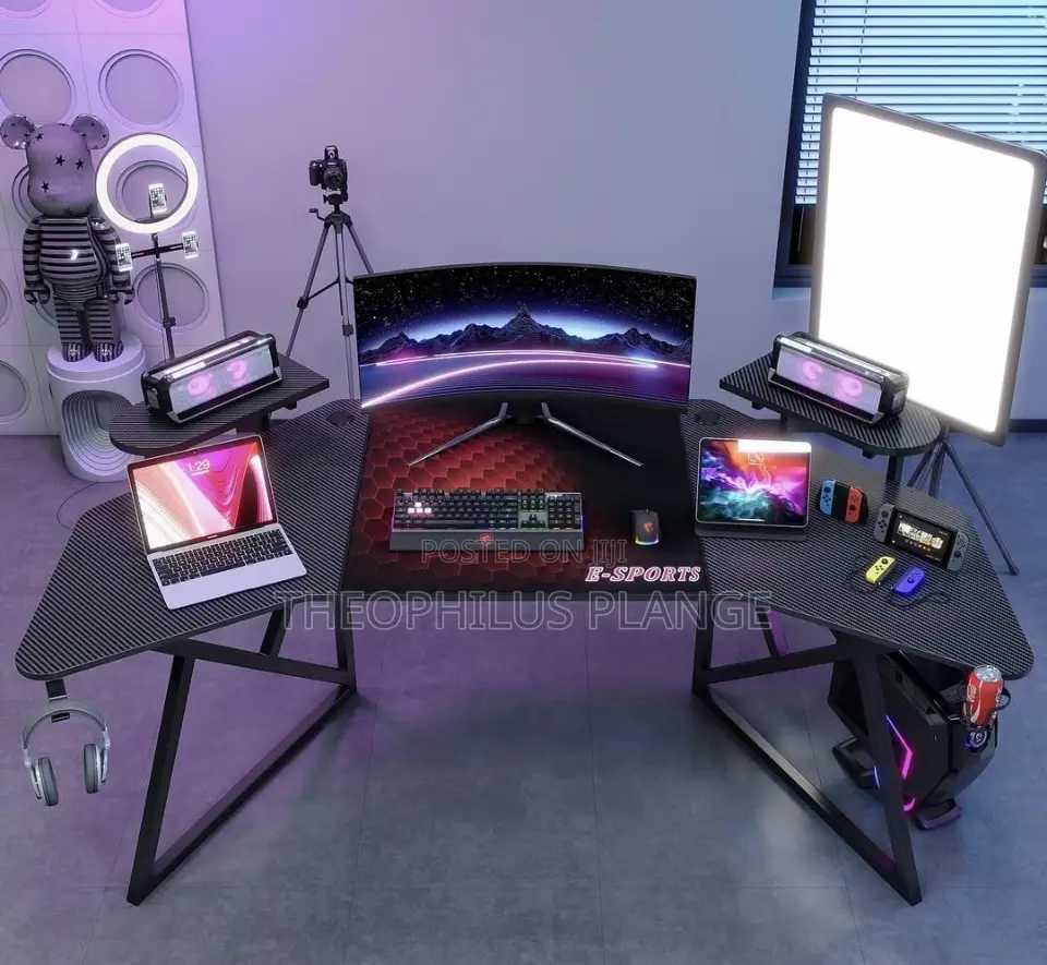 NKX Extra Large Gaming Desk / Fibre Texture