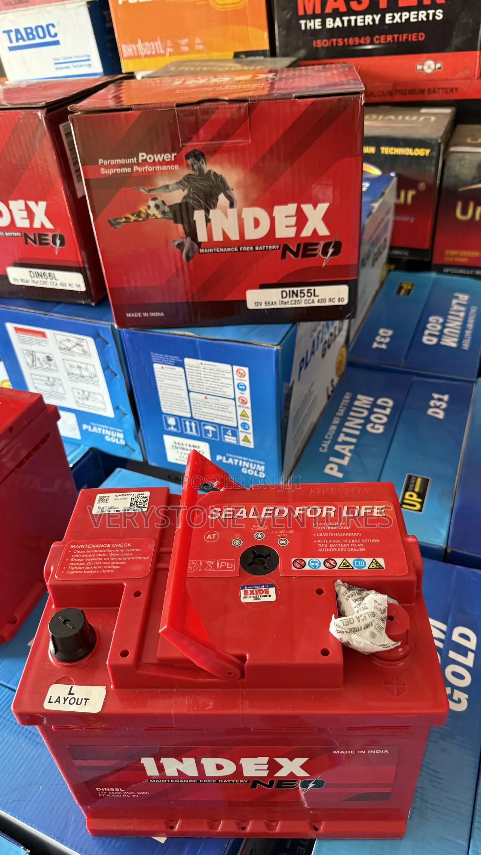 Car Batteries- 13 Plate 55ah