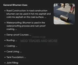 Original Bitumen Available