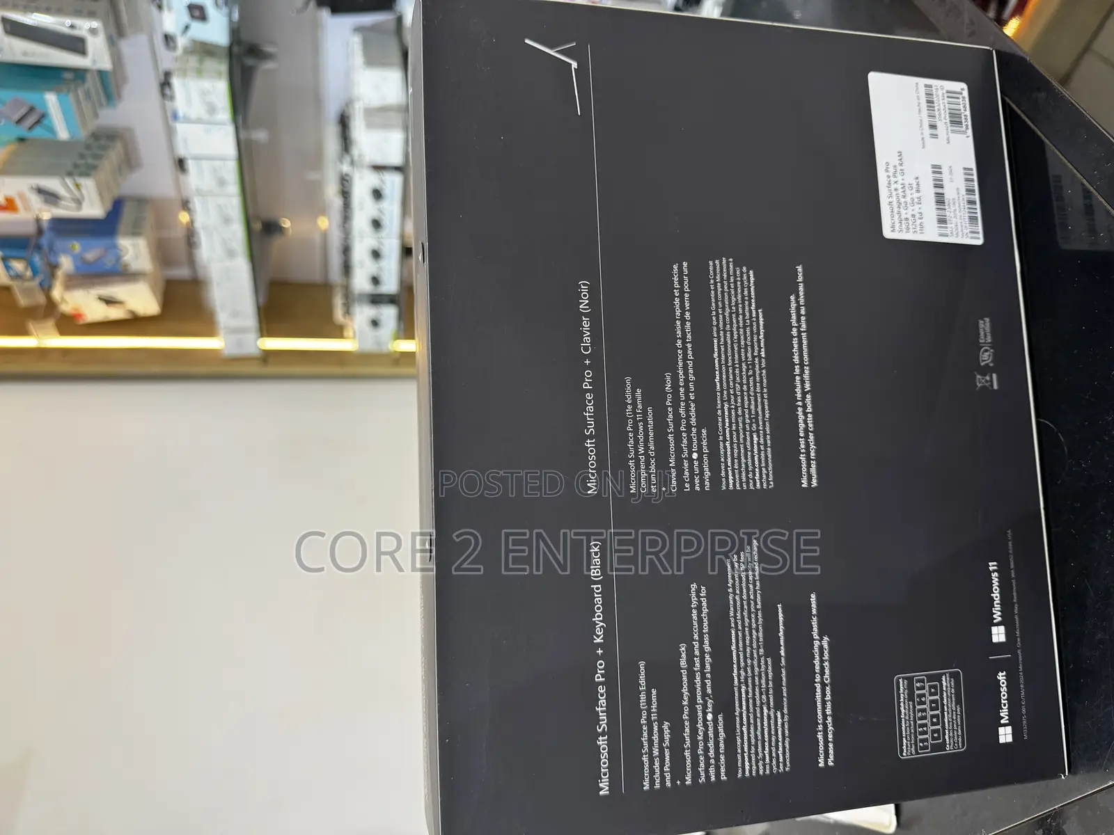New Microsoft Surface Pro 11th Edition, a Copilot+ PC 16GB SSD 512GB