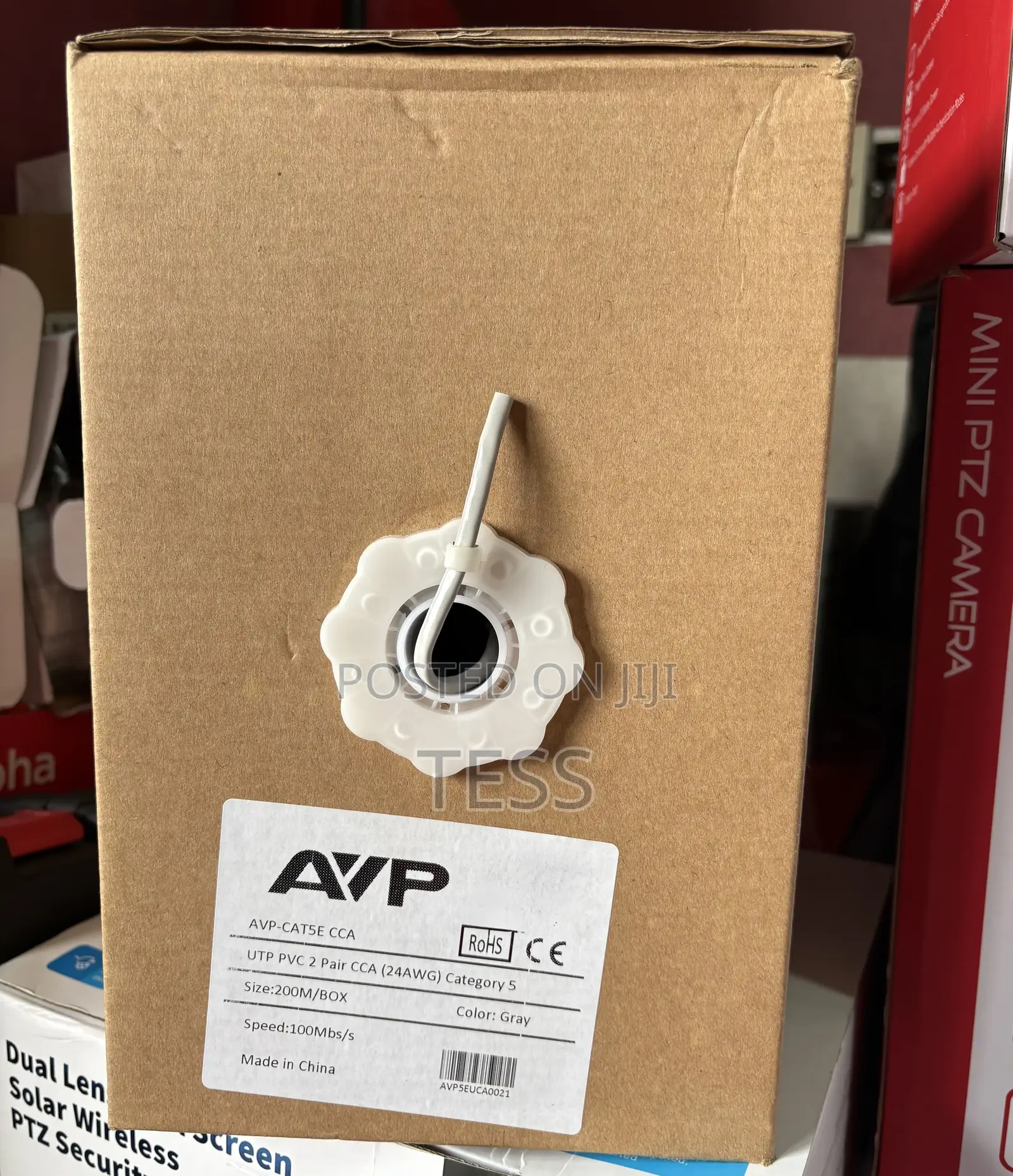 Avp Telephone Cable PVC 2 Pair Cca (24awg) 200m