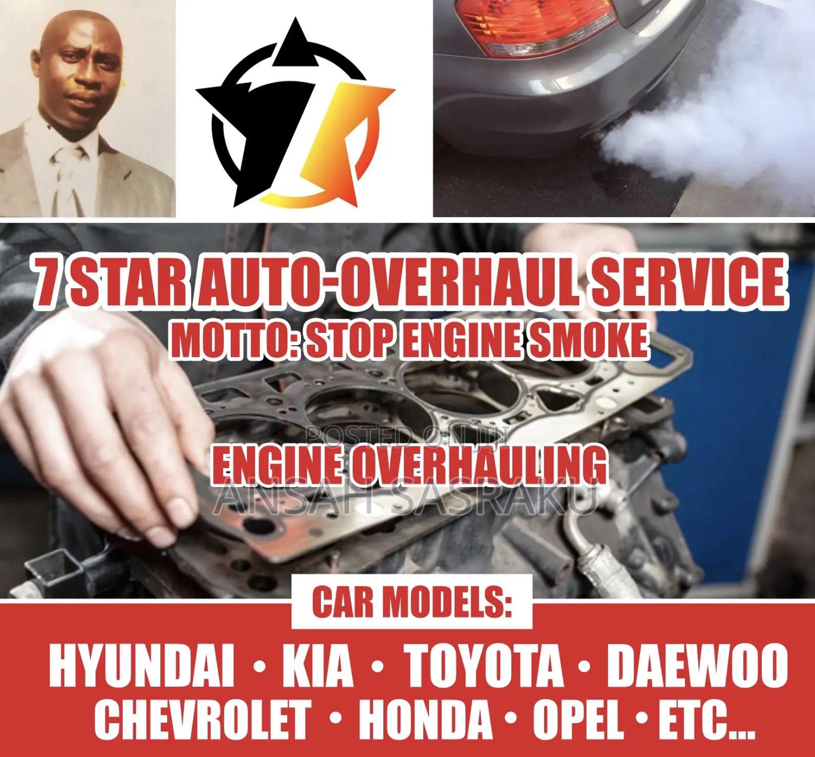 Stop Engine Smoke Standard Engine Overhaul