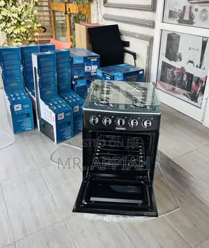 Choose Nasco 4 Gas Burner With Grill, Black 