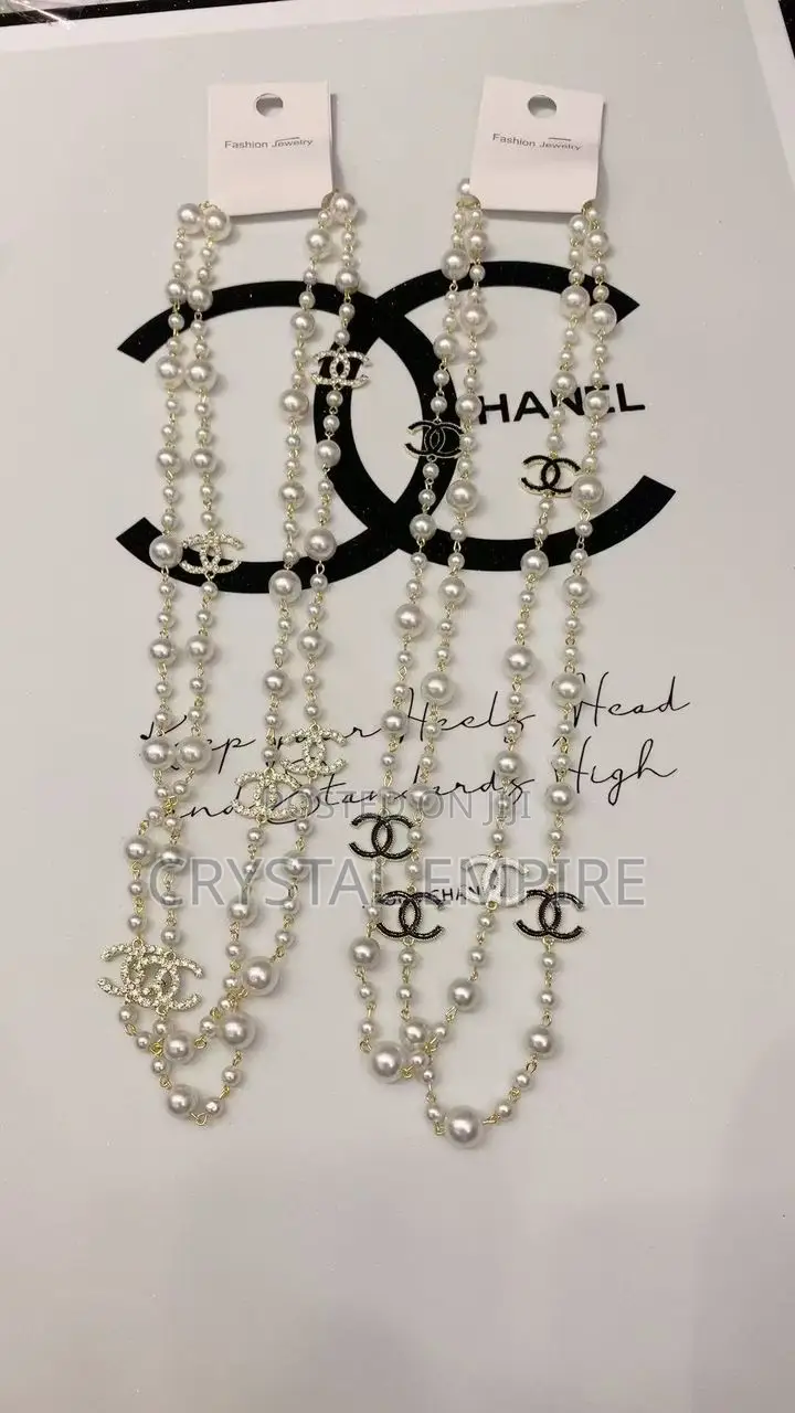 Chanel Long Pearl Necklace