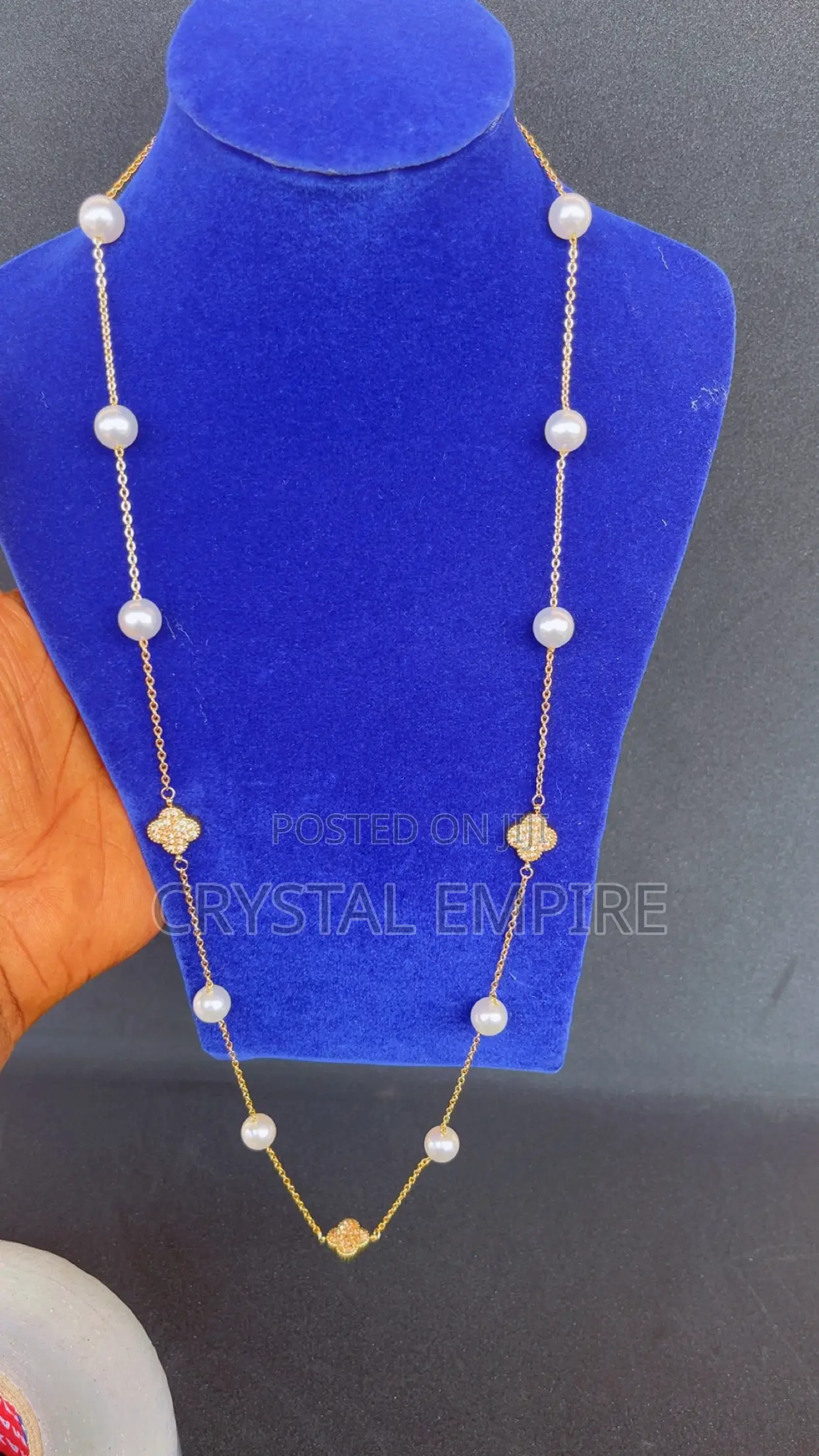 Long Pearl Necklace