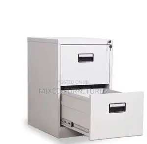 Home Office Metal 2-Drawers Filling Storage