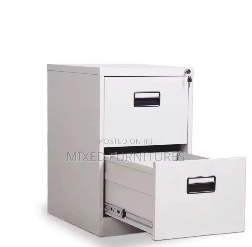 Home Office Metal 2-Drawers Filling Storage